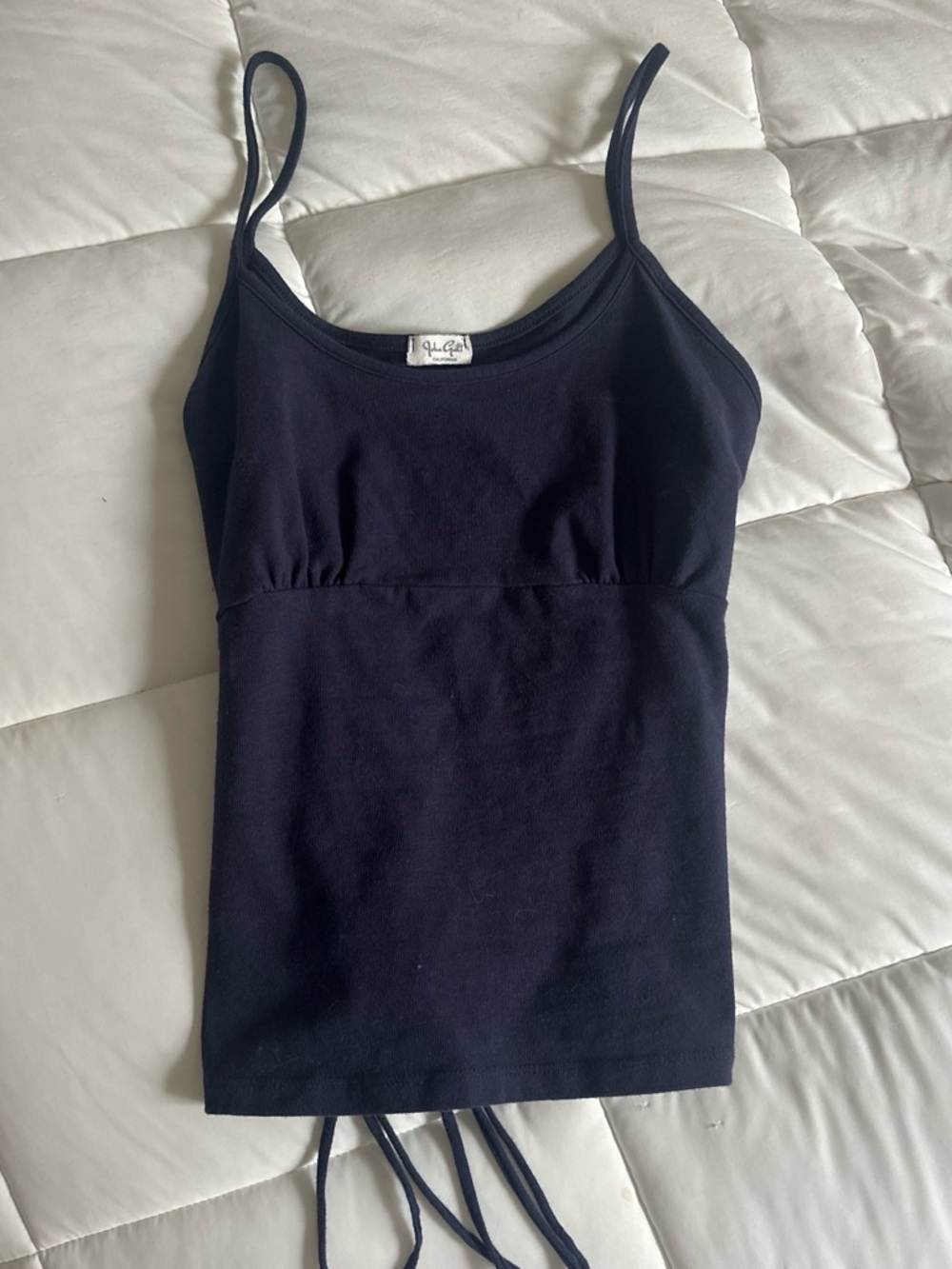 Brandy Melville Black Spaghetti-Strap Camisole